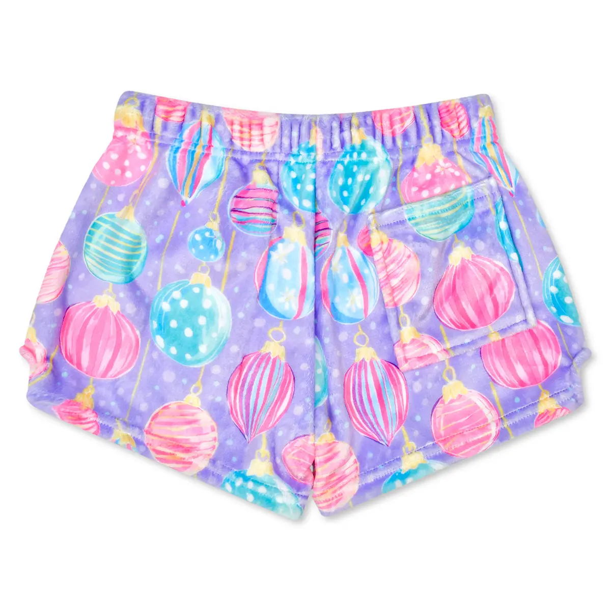 Dazzling Ornaments Plush Shorts
