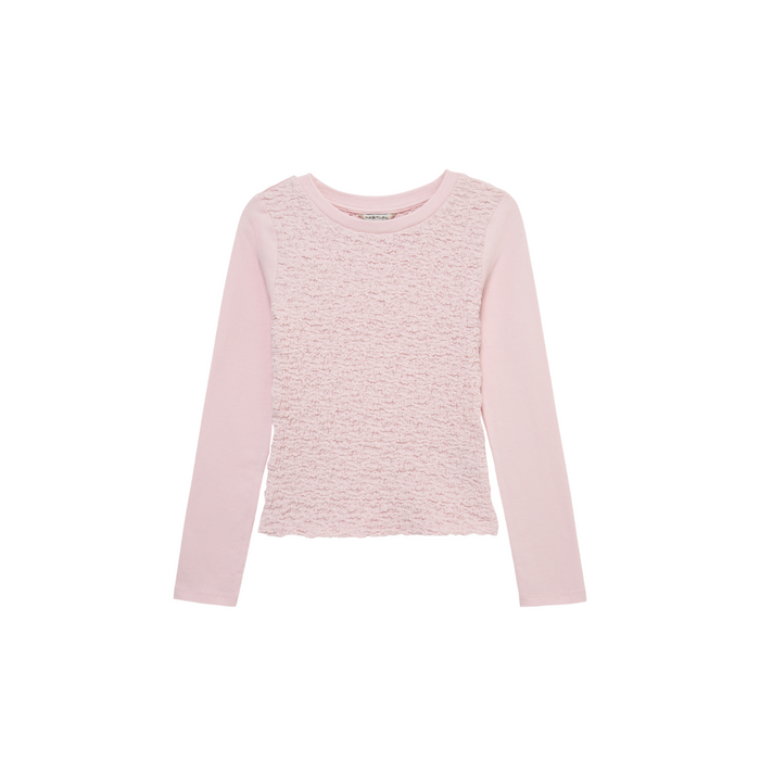 Smocked LS Top w/ Gathering