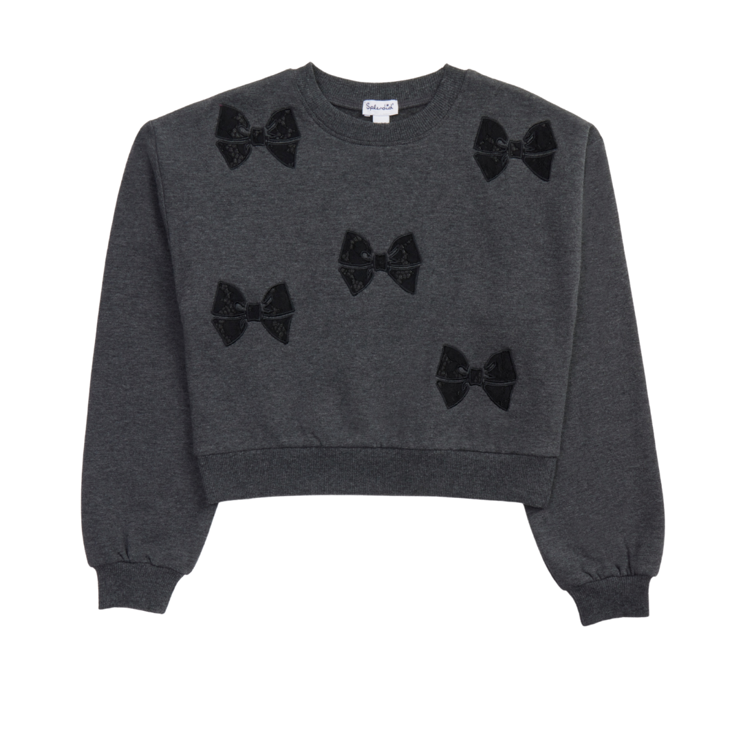 Lacy Bow Sweatshirt