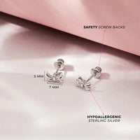 Classic Ribbon Toddler/Kid Bow Earrings