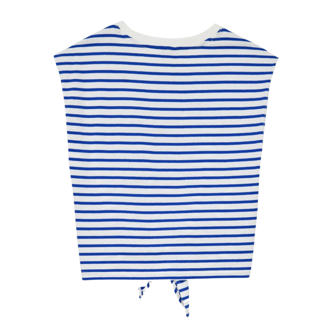 Girls Striped Knitted Tee