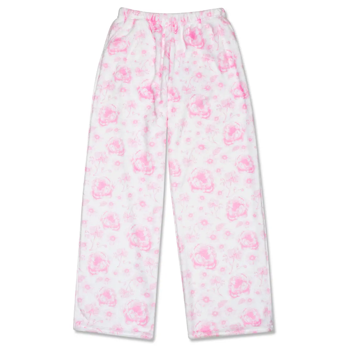 Pretty Pink Toile Plush Pants