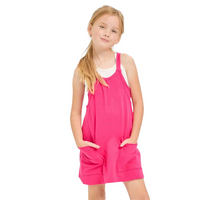 Relaxed Tank Dress with Inner Romper Lining