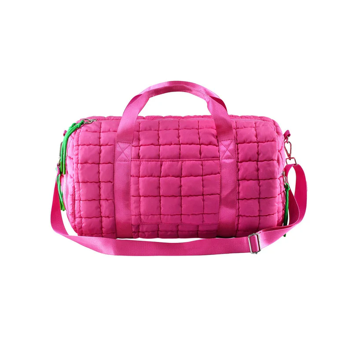 Quilted Puffer Bag | Bubble Gum