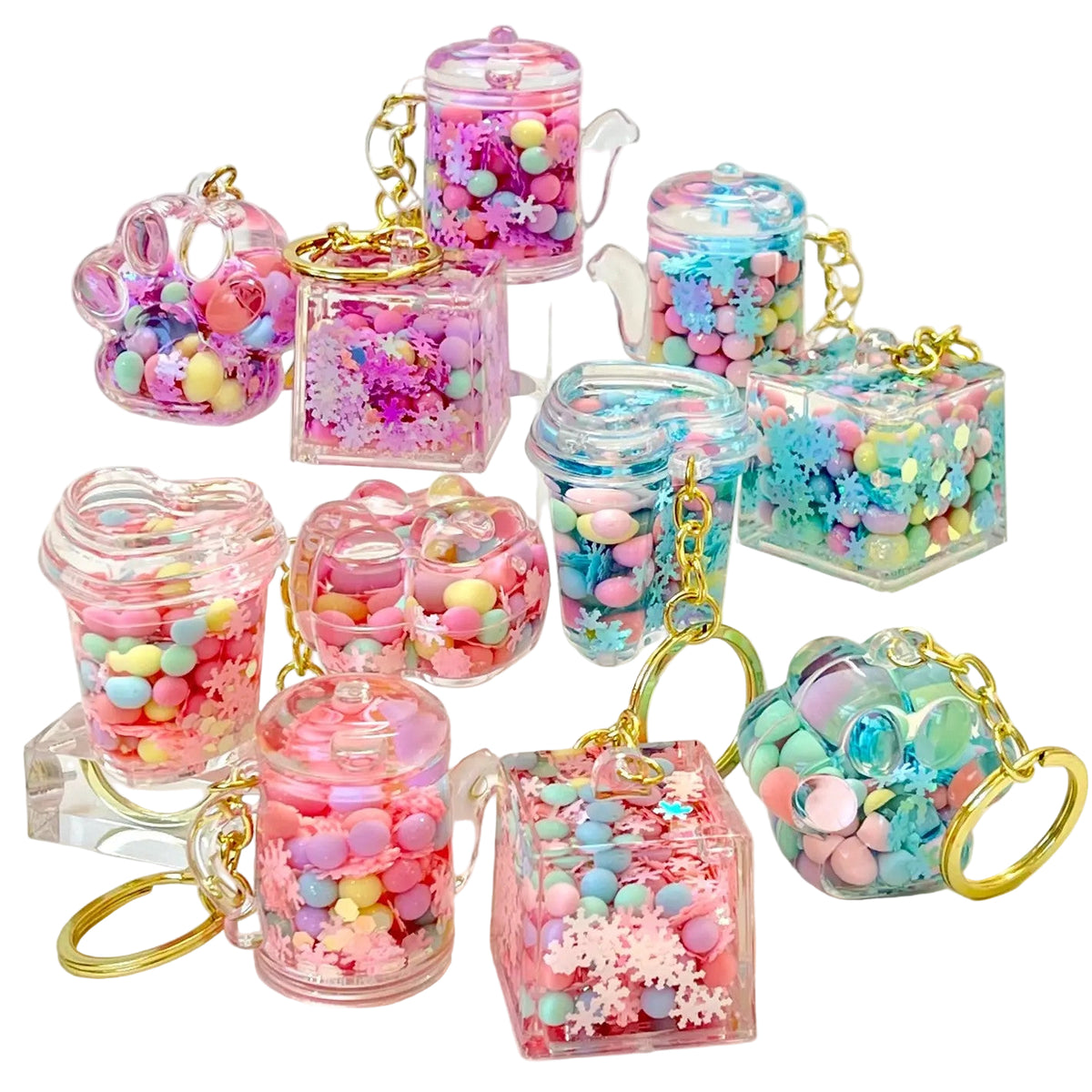 Assorted Floaty Key Charms