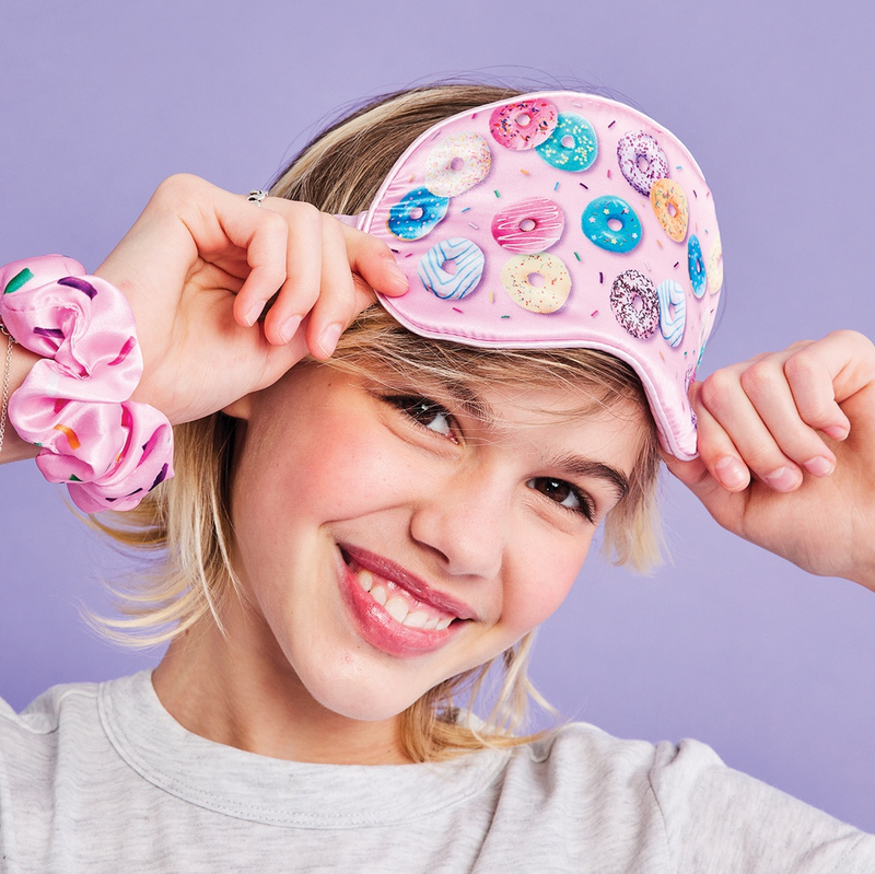 Go Do-Nuts Eye Mask Scrunchie Set