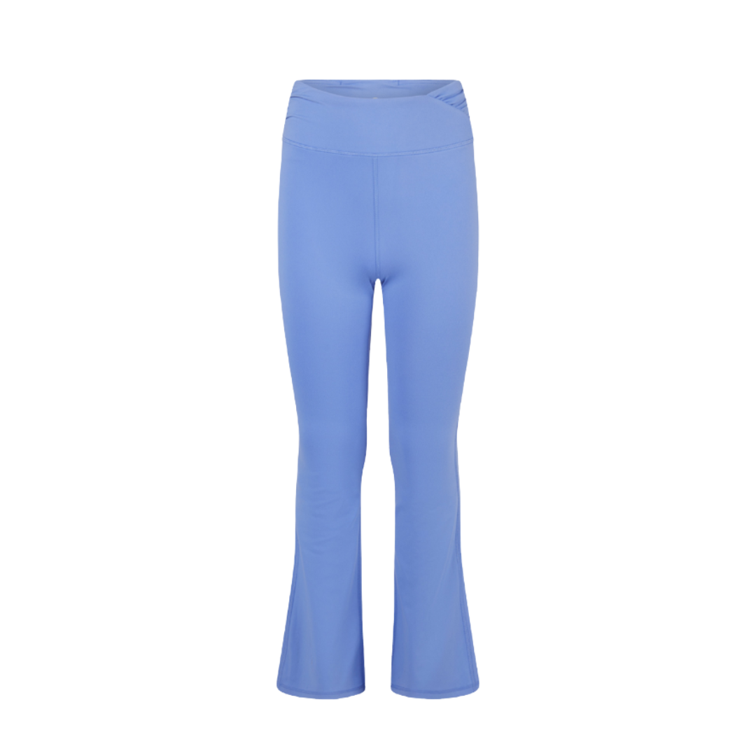 Lux High Rise Ruched Flared Pants