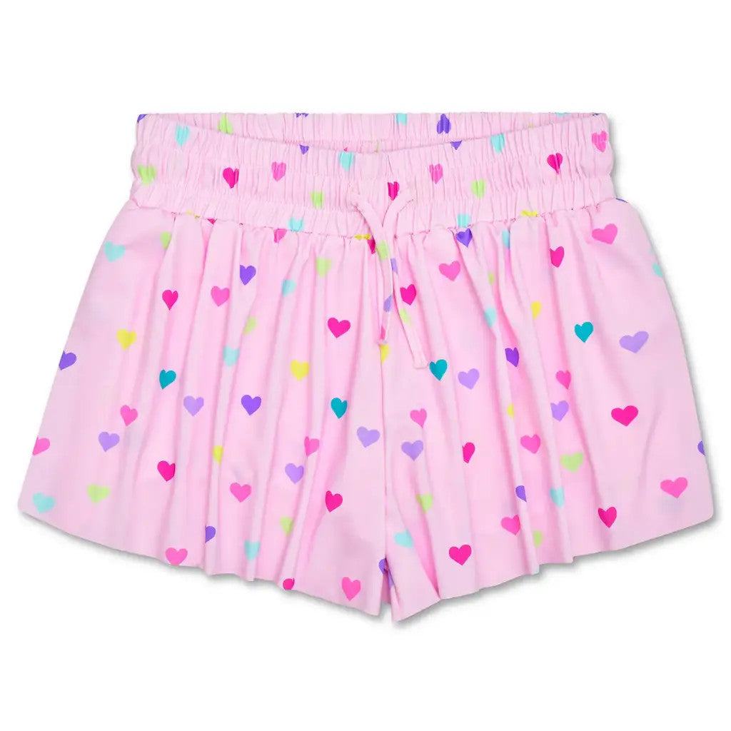 Heart Confetti Butterfly Shorts