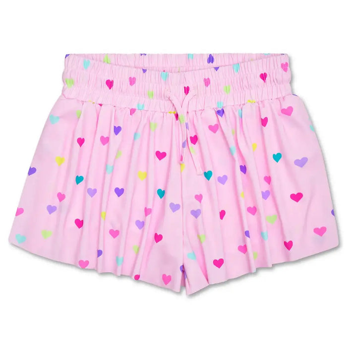 Heart Confetti Butterfly Shorts