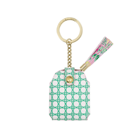 Spearmint Caning Wireless Earbud Case