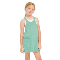 Relaxed Tank Dress with Inner Romper Lining
