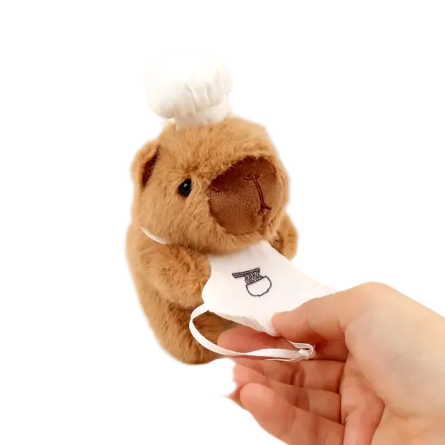Cafe Bakery Capybara Keychain Bag Charm