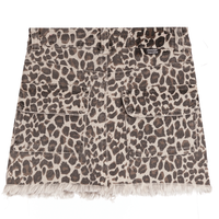 Frayed Hem Skort