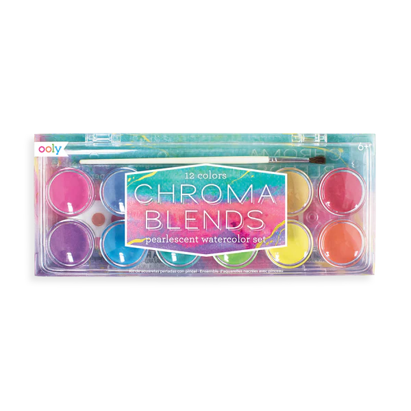 Chroma Blends Pearlescent Watercolor Paint Set