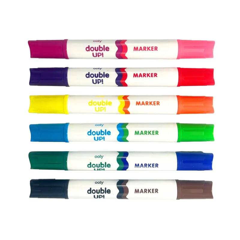 Double Up! Double-Ended Markers (Set of 6)