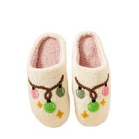 Christmas Lightbulbs Home Slippers