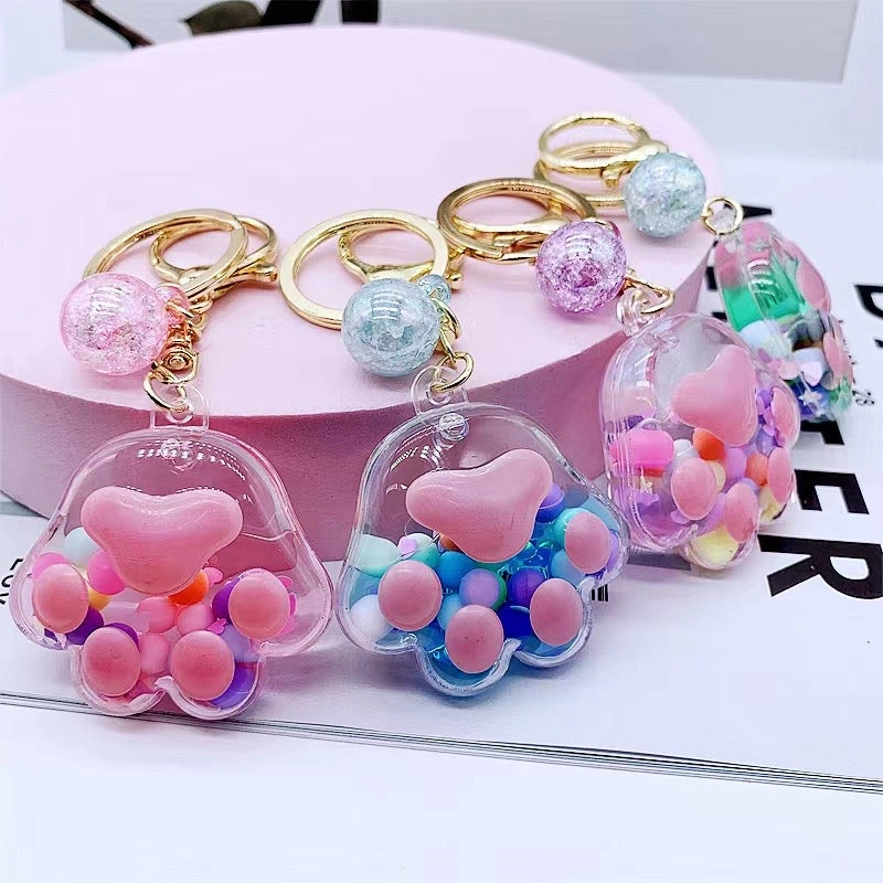 Paw Floaty 3D Key Charm