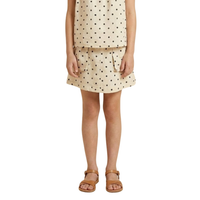 Polka Dot Cargo Pocket Skirt