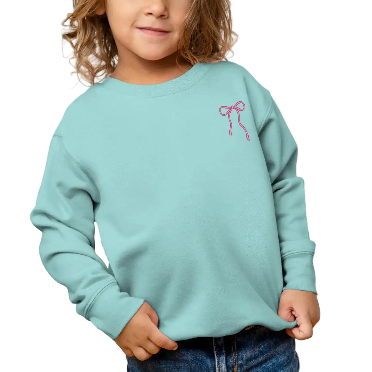 Thin Bow Ultra-Soft Graphic Sweatshirt