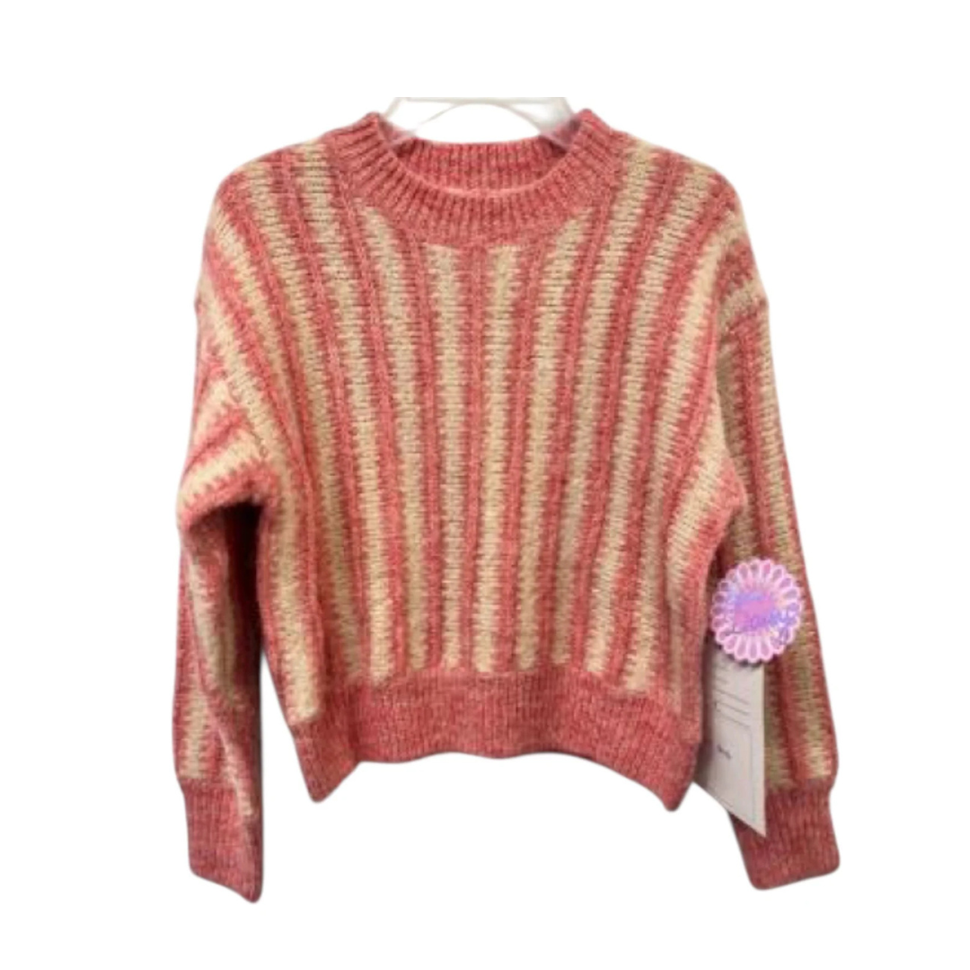 Stripe Crewneck LS Sweater