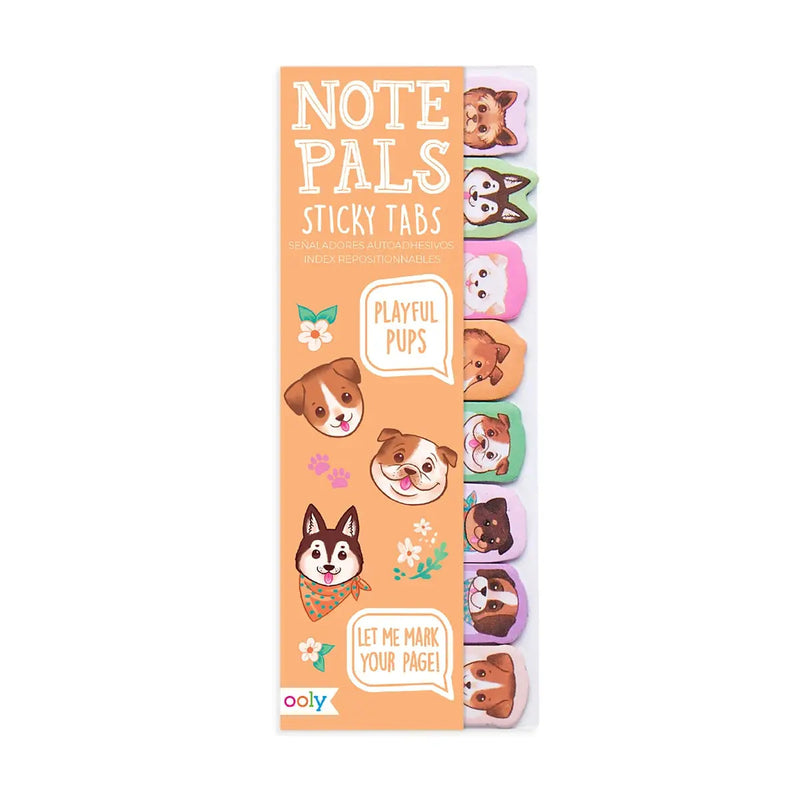 Note Pals Sticky Tabs: Playful Pups