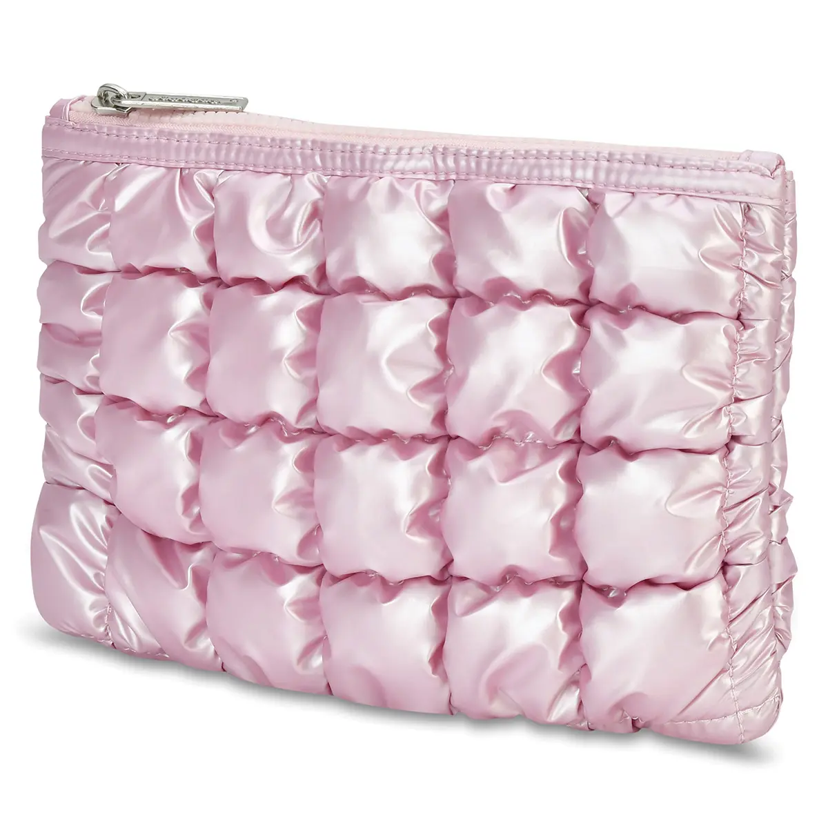 Icy Rose Puffer Pouch