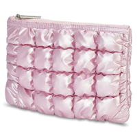 Icy Rose Puffer Pouch