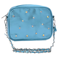 Blue Candy Gem Crossbody Bag