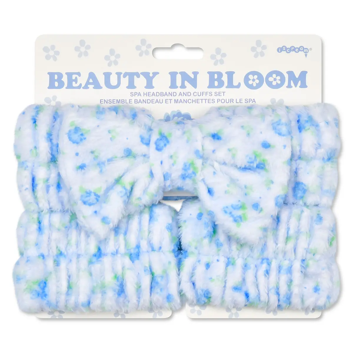 Blue Ditsy Spa Set