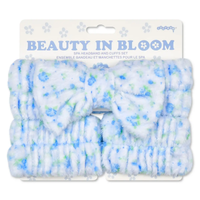 Blue Ditsy Spa Set