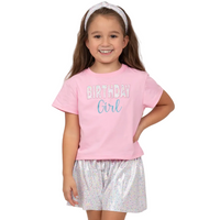 Birthday Girl Applique Tee