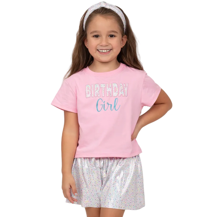 Birthday Girl Applique Tee