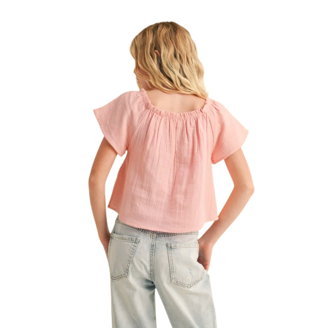 Peasant SS Loose Fit Top