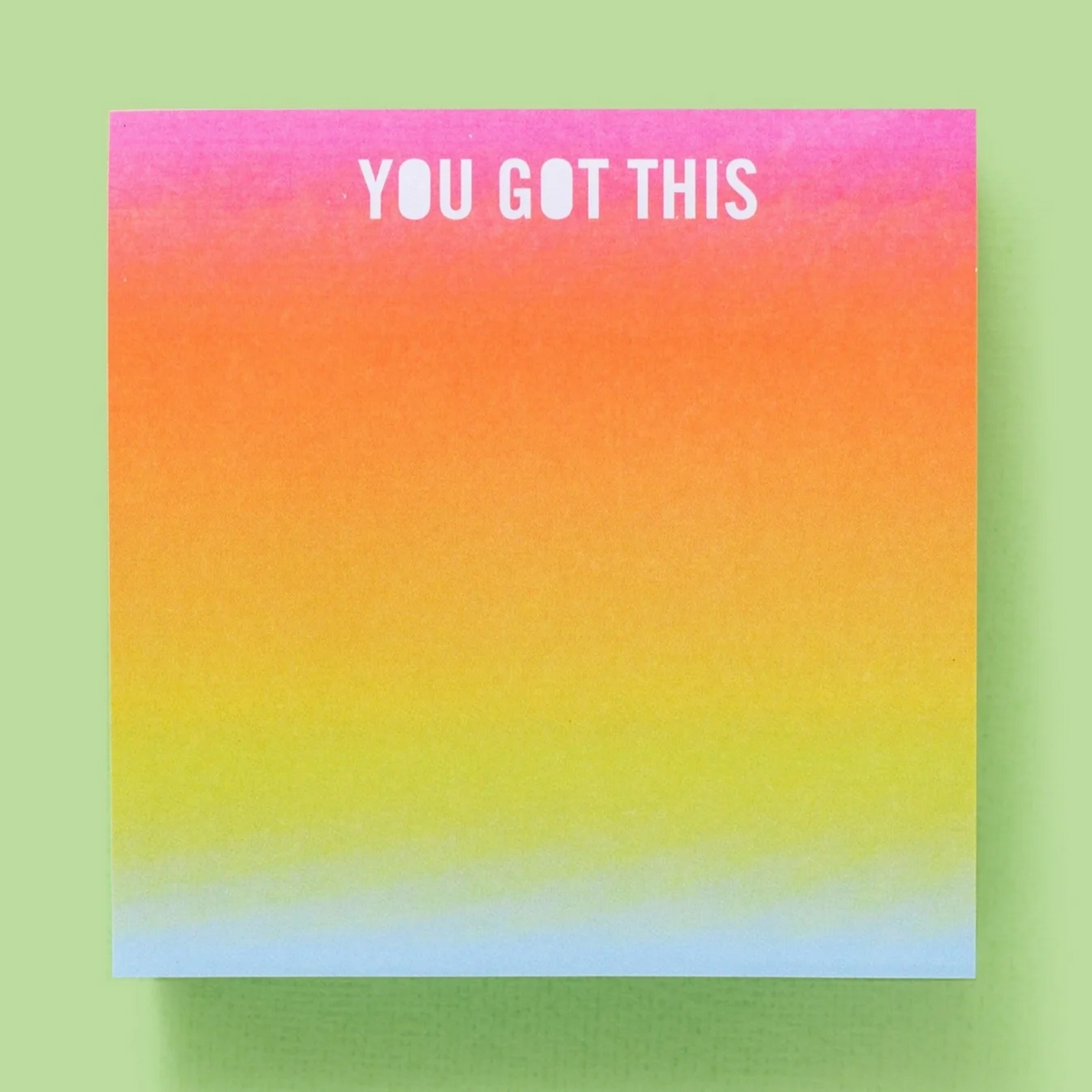 You Got This Sticky Note Cube