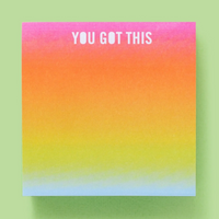 You Got This Sticky Note Cube