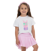 Striped Mini Pleat Skort