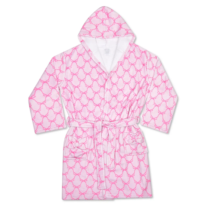 Sweet Trellis Bow Hooded Robe