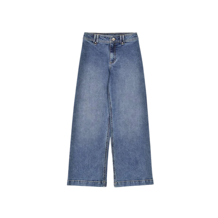 Wide Leg Denim Pants