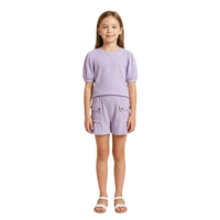 Washed Look Cargo Shorts
