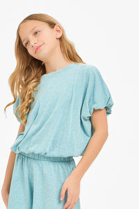 Cotton Slub Bubble Top