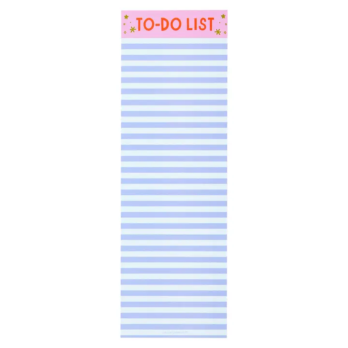 Blue Stripe To Do List Notepad