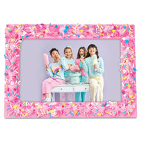 Frosted Frame Mirror