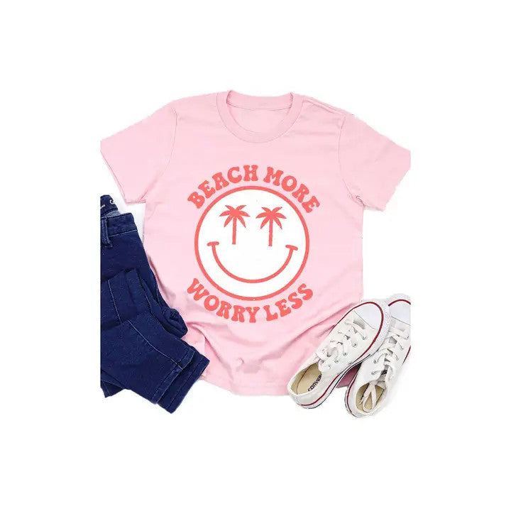 Beach More Worry Less Tee