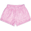 Pink Zebra Plush Shorts