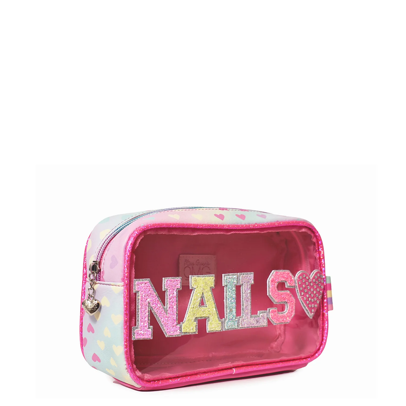 Nails Clear Pouch-Flamingo