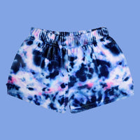 Night Tie Dye Plush Shorts