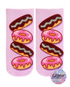 Donut Happy Glitter Ankle Socks