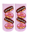 Donut Happy Glitter Ankle Socks